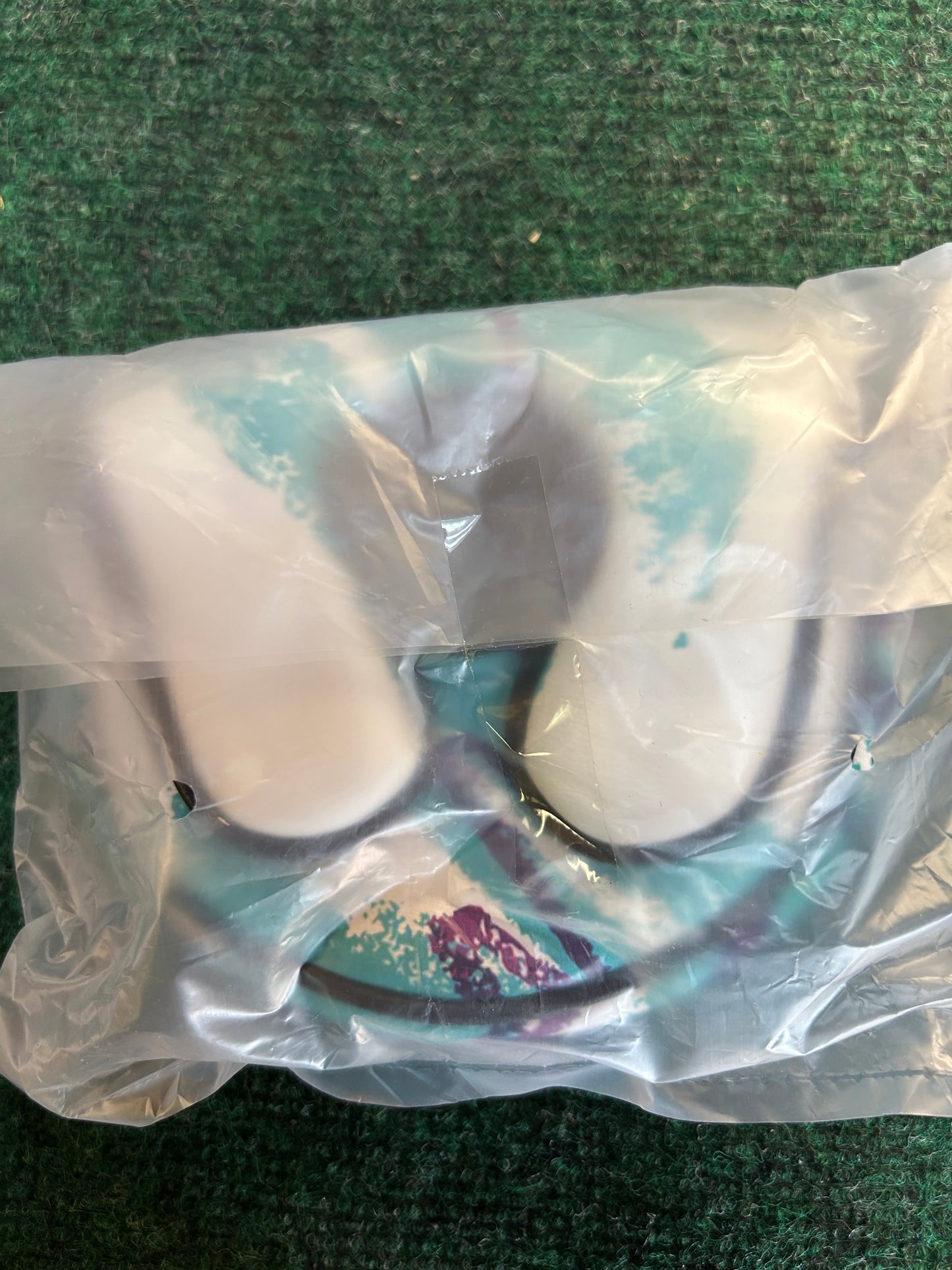 Logie Joes Teal,Purple, and White Center Shafted Mallet Cover