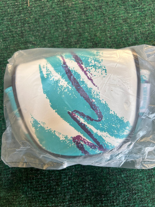 Logie Joes Teal,Purple, and White Center Shafted Mallet Cover